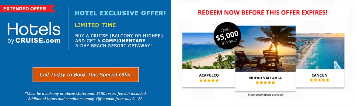 Hotels by Cruise.com Exclusive Offer
