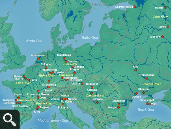 Europe Rivers Map Thumb 